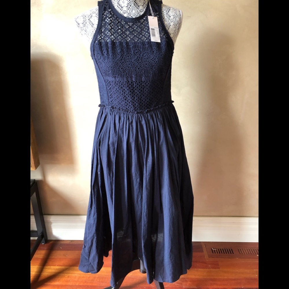 Rebecca Taylor sz 0 Navy blue dress